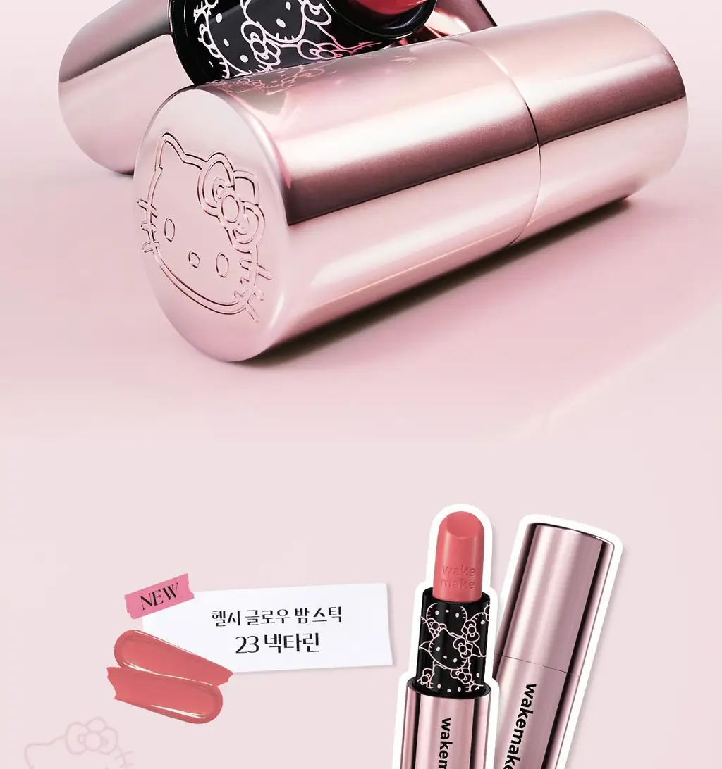 [헬로키티 블랙에디션] 웨이크메이크 헬시 글로우 밤 스틱 상세페이지 7